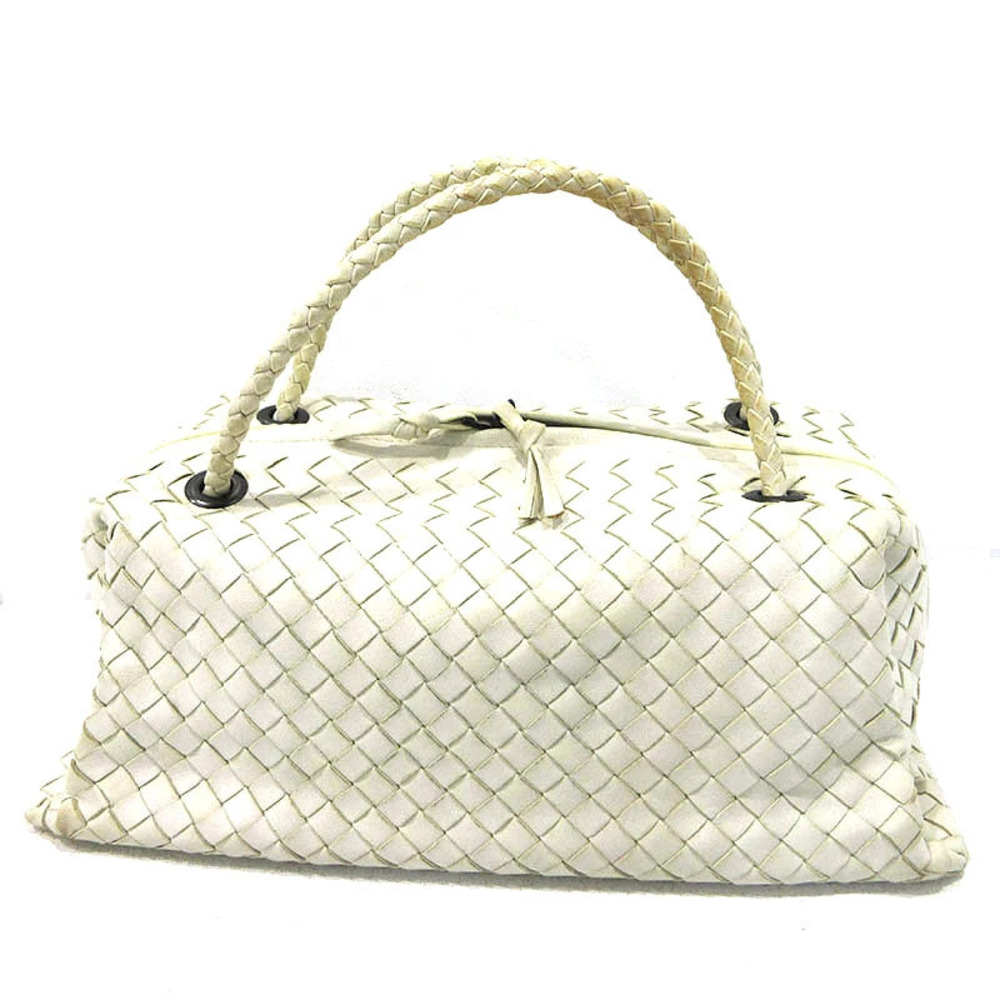 BOTTEGA VENETA Intrecciato Handbag Mirror White